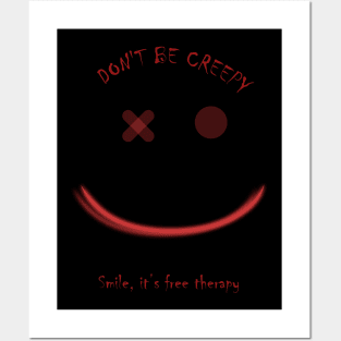 CREEPY SMILE Posters and Art